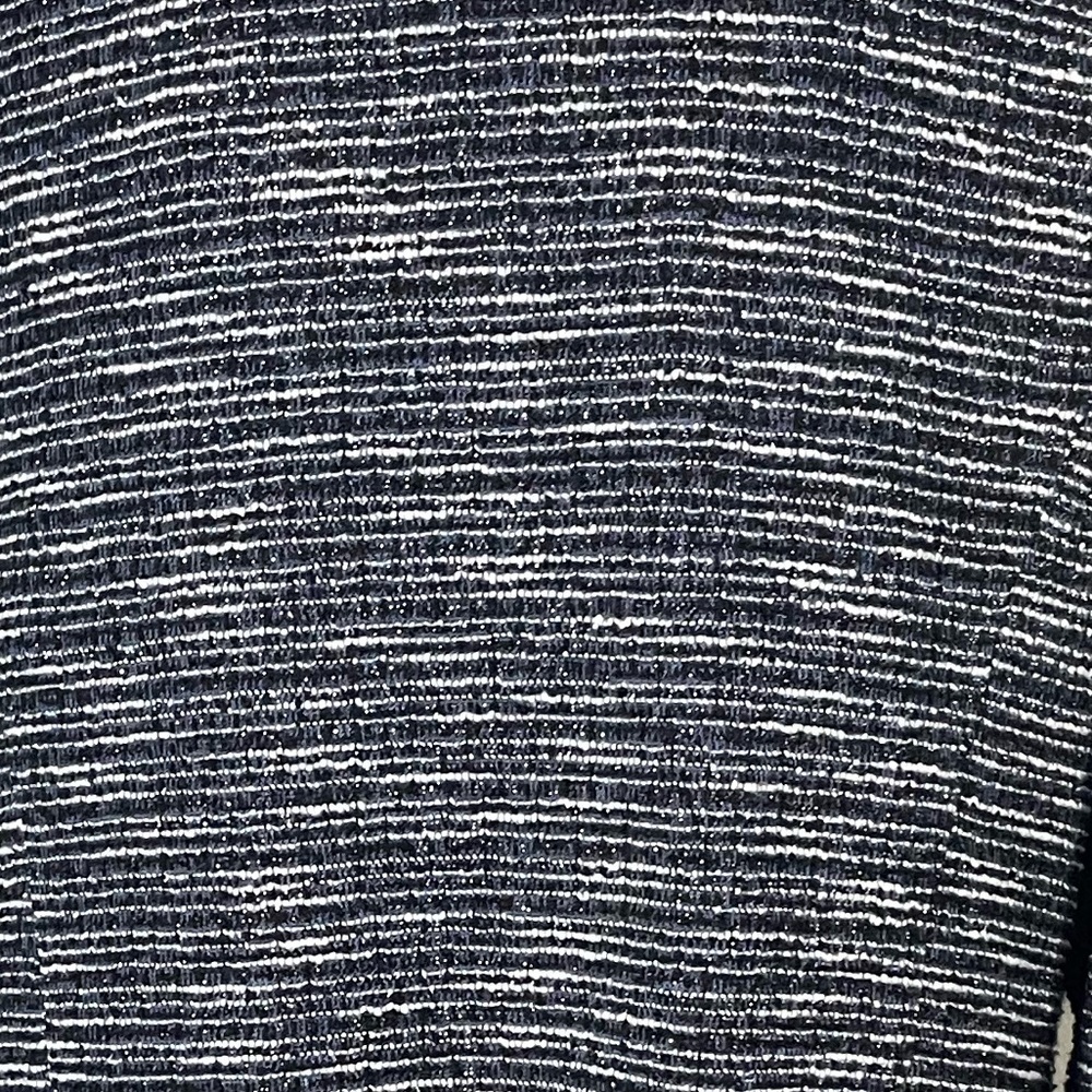 JM Collection Blazer Women's Marled Knit Grey Stripe Work Office Modern Size 2X - Picture 5 of 9